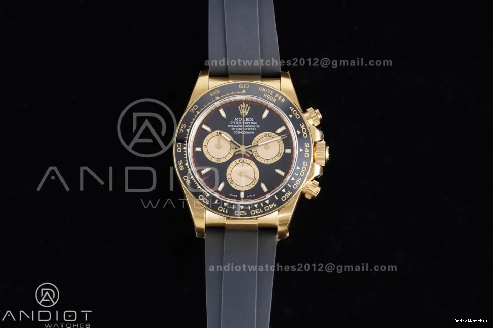 Edition VS4131 Black (Weighted) Dial V2 809 Best Durable Strap YG 1:1 126518 Oysterflex Daytona on VSF 0516